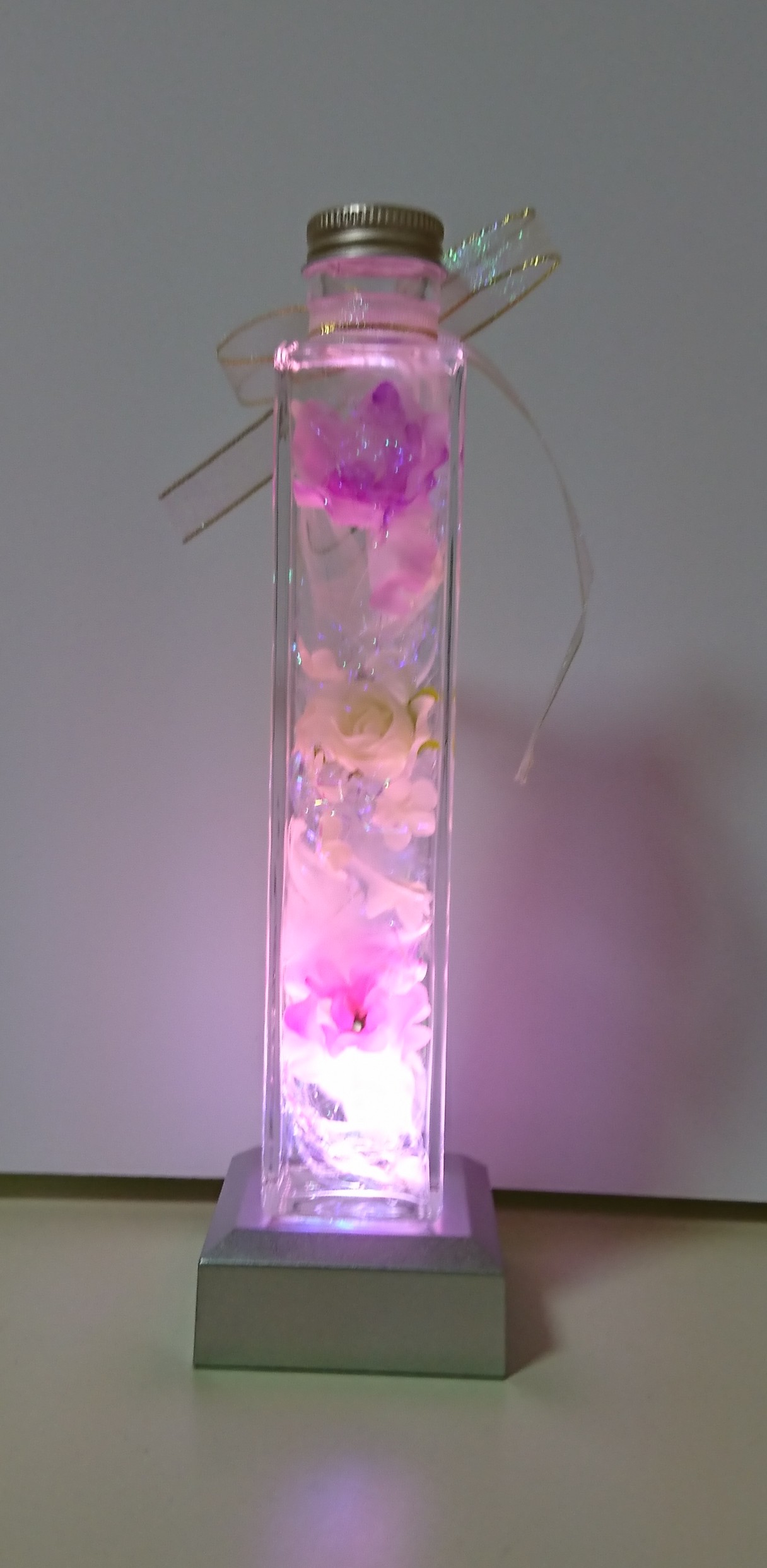 ハーバリウム☆ラブリー(LEDライトセット)