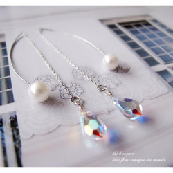 Christian Dior共同開発クリスタルパールキャッチアメリカンロング