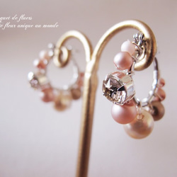 ☘ 純心☘ 櫻花圈耳環或耳環（SV925 14kgf可用） 第4張的照片