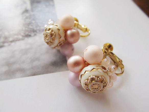 春色舞曲☆珍珠珠寶的插式耳環與項鍊 第4張的照片