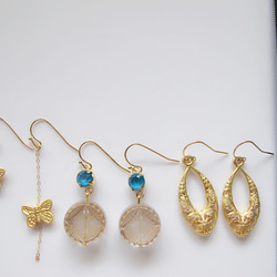 免費送貨夏季幸運袋artifi珠寶-3件套。 。：*：·&#39;°☆耳環或耳環 第5張的照片