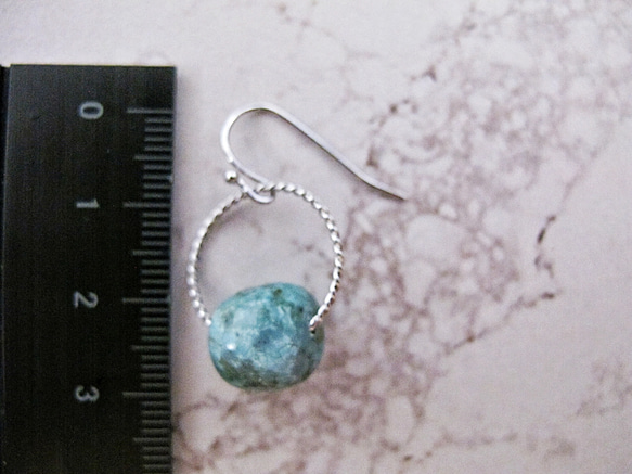 magnesite  turquoise ネックレス(14KGF-SV925可) 5枚目の画像