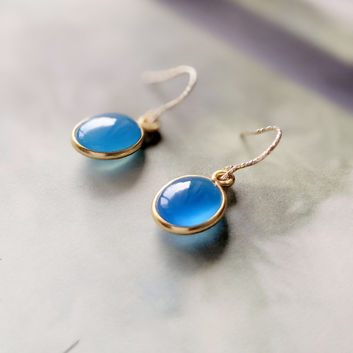 限定数のみ14kgf blue agate * siciliana cobalt * ブルー