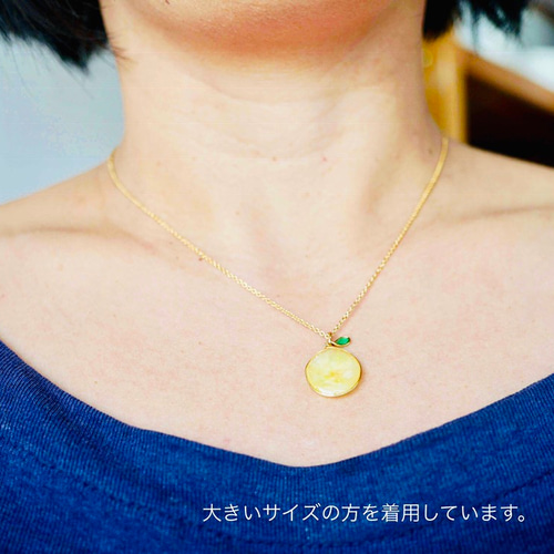 キラキラ ゆずのネックレス ネックレス・ペンダント maypuru 通販