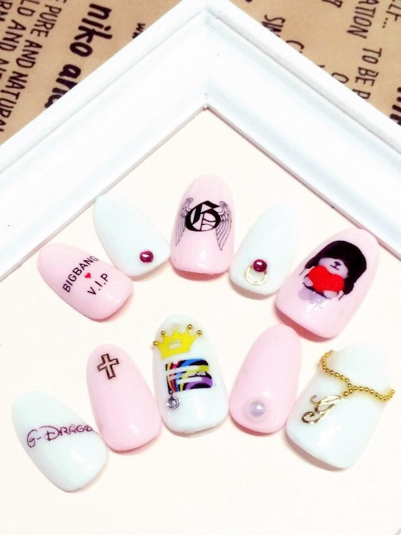 ジードラゴン　ネイルチップ　専用 ジードラゴン ネイルチップ 専用 G-DRAGON ネイルチップ メンズ