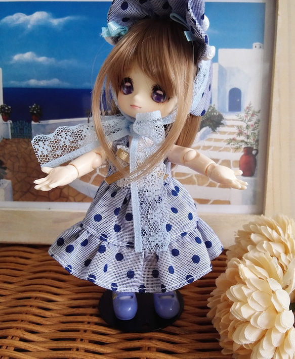 水玉のドレス セット♪ あまむす ミニスウィーツドール その他