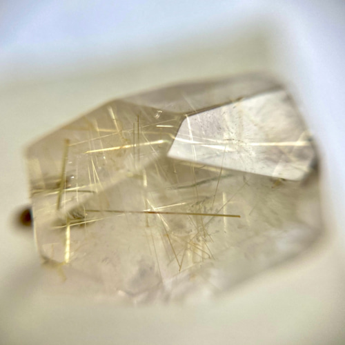 大粒ルチルクォーツ K14gfルリング サイズオーダー可 指輪・リング