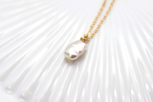 •Keshi• simple necklace [14kgf] 3枚目の画像
