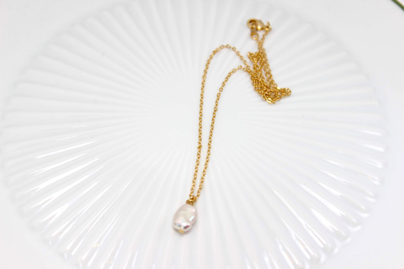 •Keshi• simple necklace [14kgf] 5枚目の画像