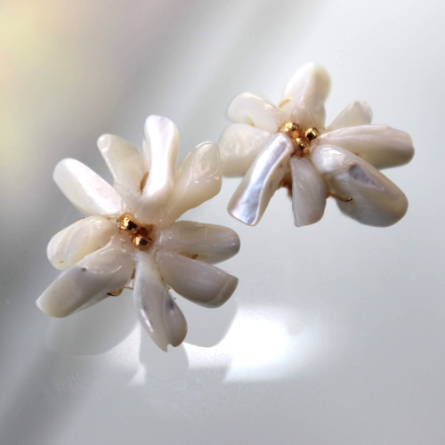 14kgf FLOWERピアス♡