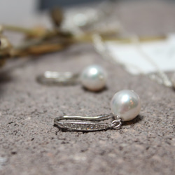 [免運費] 純銀 925 Akoya 正品珍珠項鍊與耳環 第3張的照片