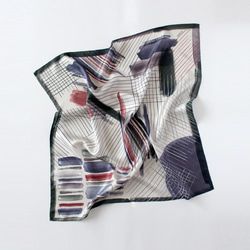 夏を纏うシルクスカーフ / multicolor / 68×68 2枚目の画像