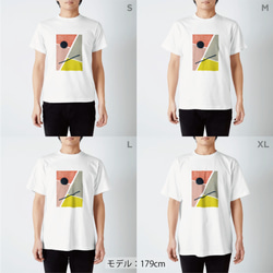 Tシャツ / 円と線分 4枚目の画像
