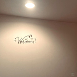 welcome　〜ビーズ〜　ワイヤークラフト　アート　壁掛け　壁飾り　シンプル　おしゃれ　可愛い　インテリア　雑貨 8枚目の画像