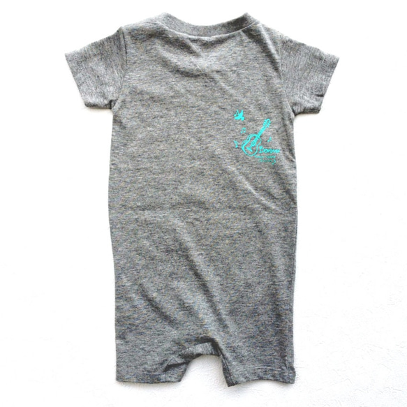 PEACE ROMPERS(HEATHER GRAY) 2枚目の画像