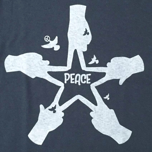 PEACE TEE(キッズ90~150) 3枚目の画像