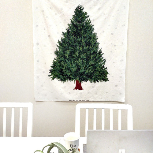 超早割祭2023】クリスマスツリー もみの木 タペストリー用生地 簡単