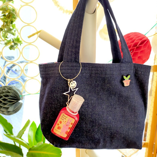 再販】ハンドジェルホルダー【シリコンリング白】（スマイル）☆プチ  