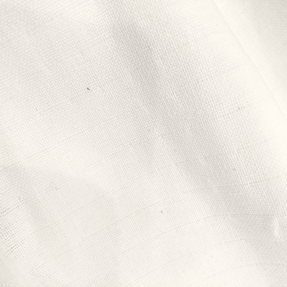 【送料無料】無地★ダブルガーゼ　白　ホワイト　型紙&マスクゴムおまけ付　ハンドメイド　マスク素材　 2枚目の画像