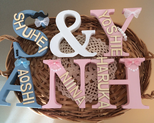 na-na様確認用♡イニシャルオブジェ