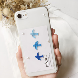 幸せの青い鳥　iPhoneケース　携帯ケース　スマホケース　iPhone12 iPhone13 3枚目の画像