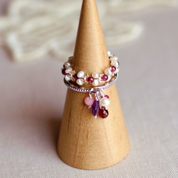 ビーズリング 天然石 のおすすめ人気通販 検索結果｜Creema(クリーマ  