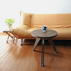 木製コーヒーテーブル No.2  cafe風 2枚目の画像