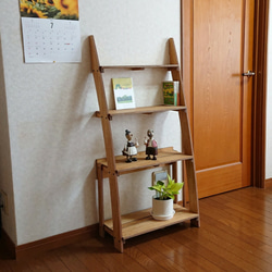 立て掛け式風なオープンシェルフ❗No.1 ／本棚 ／飾り棚／絵本棚 棚