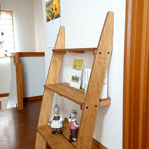 立て掛け式風なオープンシェルフ❗No.1 ／本棚 ／飾り棚／絵本棚 棚