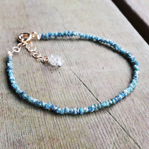 ◇憧れ◇ブルーダイヤモンドのブレスレット ブレスレット シェル  