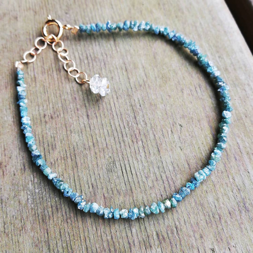 ブルーダイヤモンド ブレスレット ◇憧れ◇ブルーダイヤモンドのブレスレット ブレスレット シェル