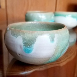 1500円値引済★信楽焼 まぁるい小鉢【小さな海岸シリーズ】お得な3個セット small bowl ミニボウル 湯呑 8枚目の画像