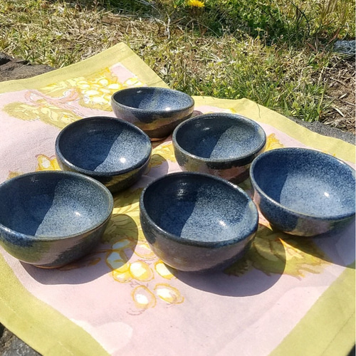 小鉢6点セット☆送料無料☆湯呑や副菜の器に（陶器6個セット 