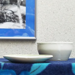 ゼリー皿　サラダプレート[遠浅の海辺]C  デザート皿　小皿　ペルシャブルー 5枚目の画像