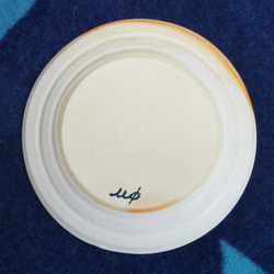 ゼリー皿　サラダプレート[遠浅の海辺]C  デザート皿　小皿　ペルシャブルー 4枚目の画像