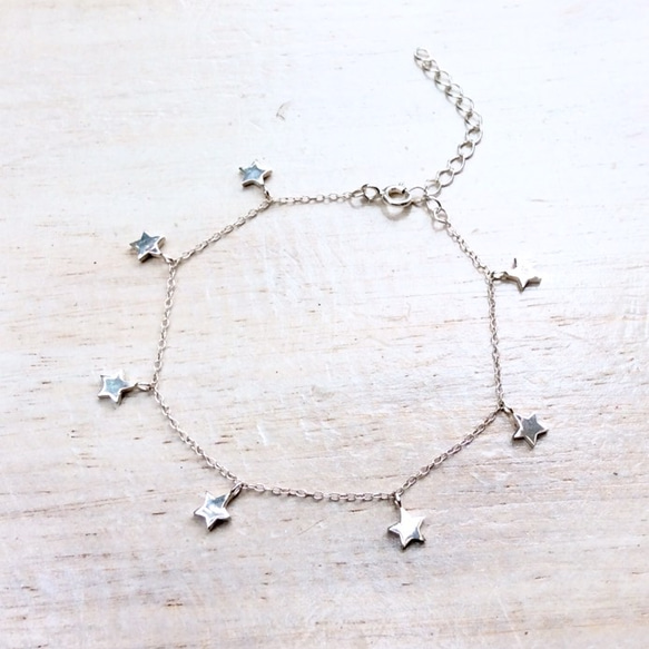 シルバー925 きらめく 星 の ブレスレット ブレスレット Ubud Moon