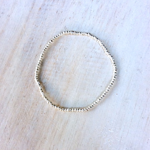 カレンシルバー の シンプルゴムブレスレット ブレスレット Ubud Moon