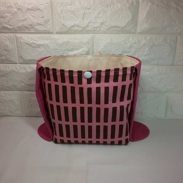 お弁当袋♥️リボン♥️ピンク・ピンク 2枚目の画像