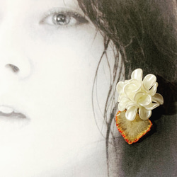 ★北海道の果樹園とコラボ！「押しフルーツ」◆いちごピアス/イヤリング◆#128-131 9枚目の画像