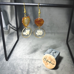 ★北海道の果樹園とコラボ！「押しフルーツ」◆いちごピアス/イヤリング◆#137-138 4枚目の画像