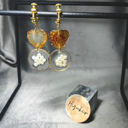 ★北海道の果樹園とコラボ！「押しフルーツ」◆いちごピアス/イヤリング◆#137-138 5枚目の画像