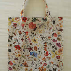 【クロスステッチ❤︎Bigトートバッグ】ハンドメイド　サモイロフ　リバティ オーダー受付専用 クロスステッチ❤︎リバティBigトートバッグ