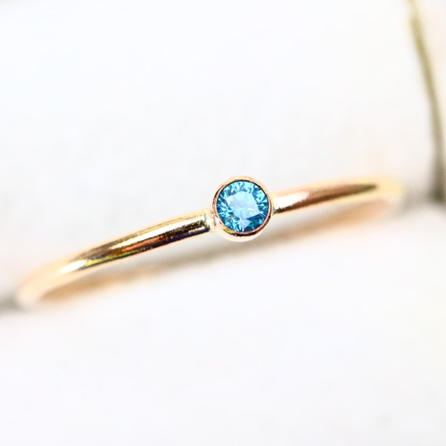 選べる天然石】引っかかりのない覆輪ベゼルリング(3mm石)0.1ct 選べる天然石】引っかかりのない覆輪ベゼルリング(3mm石)0.1ct
