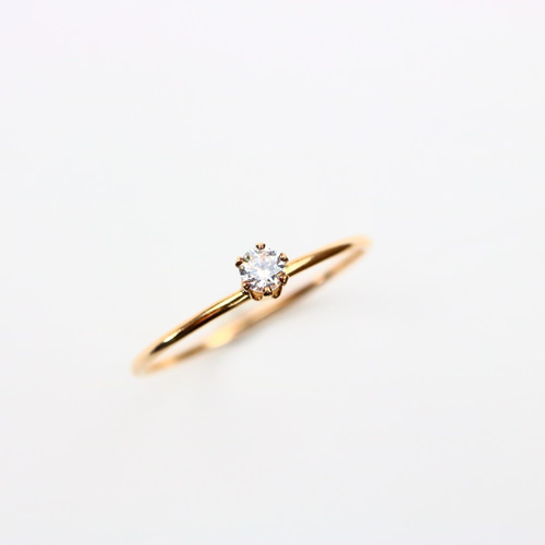 【国内発送】14K* 3A CZダイヤモンド クラスター リング 国内発送】14K* 3A CZダイヤモンド クラスター リング (指輪