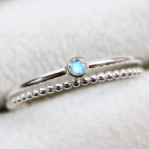 選べる天然石】引っかかりのない覆輪ベゼルリング(3mm石)0.1ct 選べる天然石】引っかかりのない覆輪ベゼルリング(3mm石)0.1ct