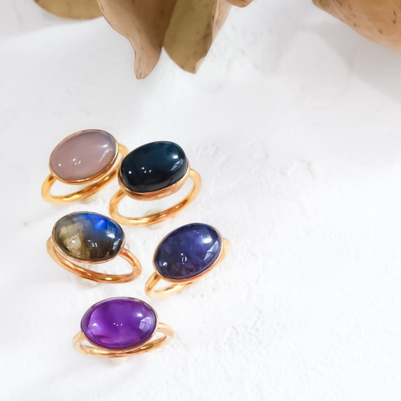 【愛情守護石】紫水晶戒指扣/豐盈大戒指，不會被卡住/防過敏/可留在上面 第9張的照片