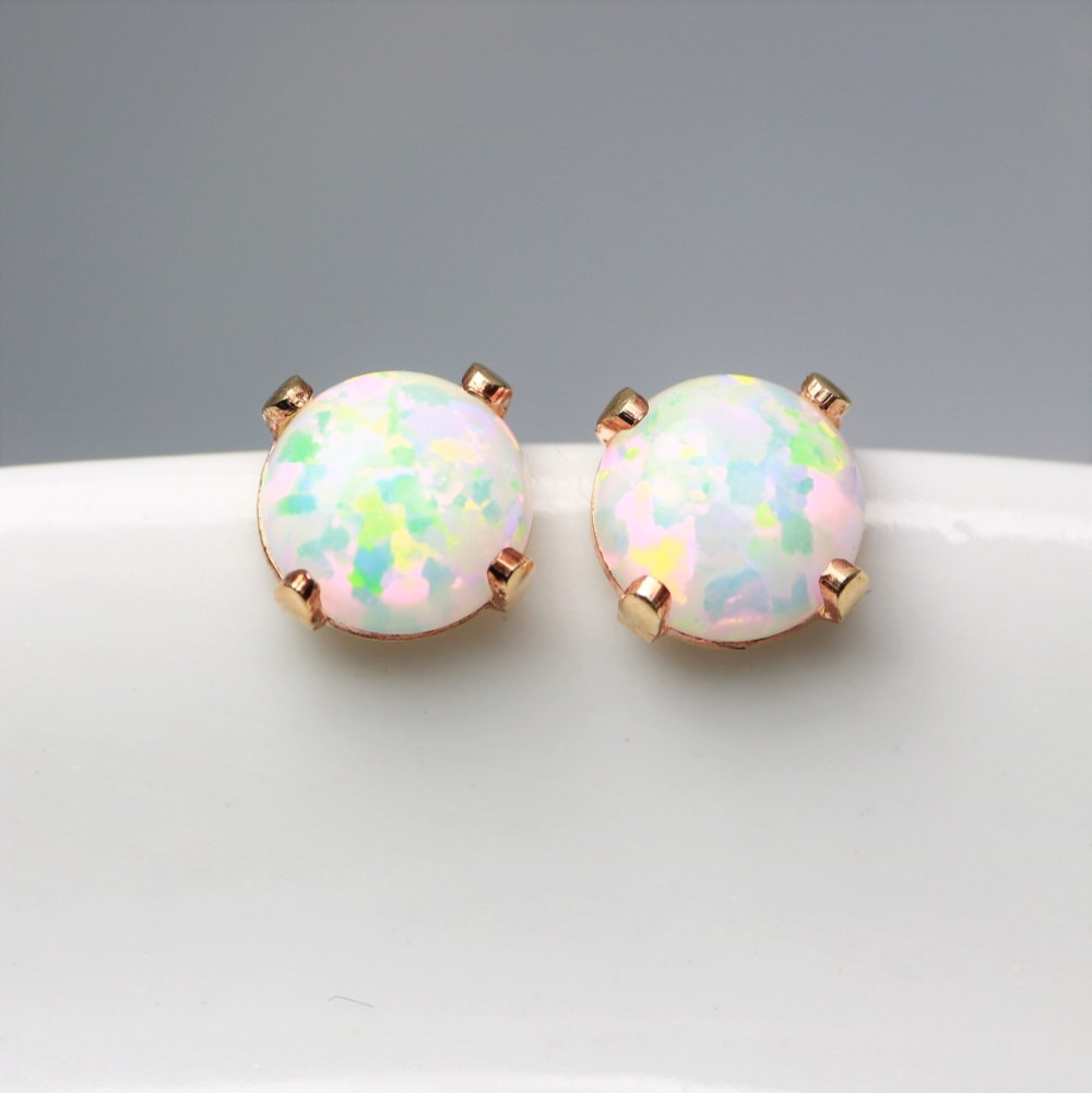 みっちゃん◆エチオピアオパールピアス✧14kgf みっちゃん◆エチオピアオパールピアス✧14kgf