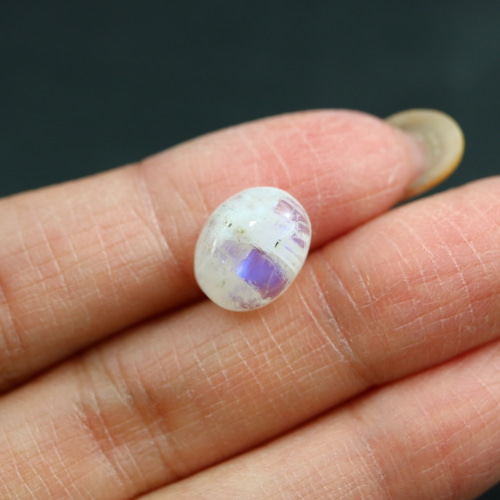 オーダー可能】⑧ブルームーンストーン 11.1×9.0mm 4.35ct