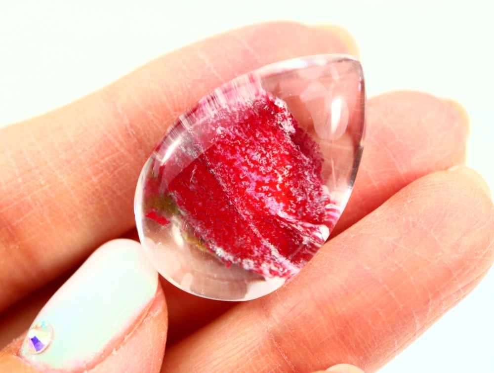 【オーダー可能】⑦ガーデンクオーツ　18.6×27.5mm　35.85ct　ルース・裸石