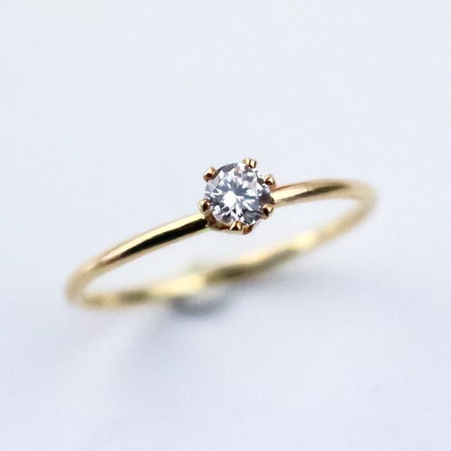 選べる天然石】引っかかりのない覆輪ベゼルリング(3mm石)0.1ct 選べる天然石】引っかかりのない覆輪ベゼルリング(3mm石)0.1ct